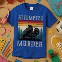 Attempted Murder Crows Kids T-Shirt thumb 3