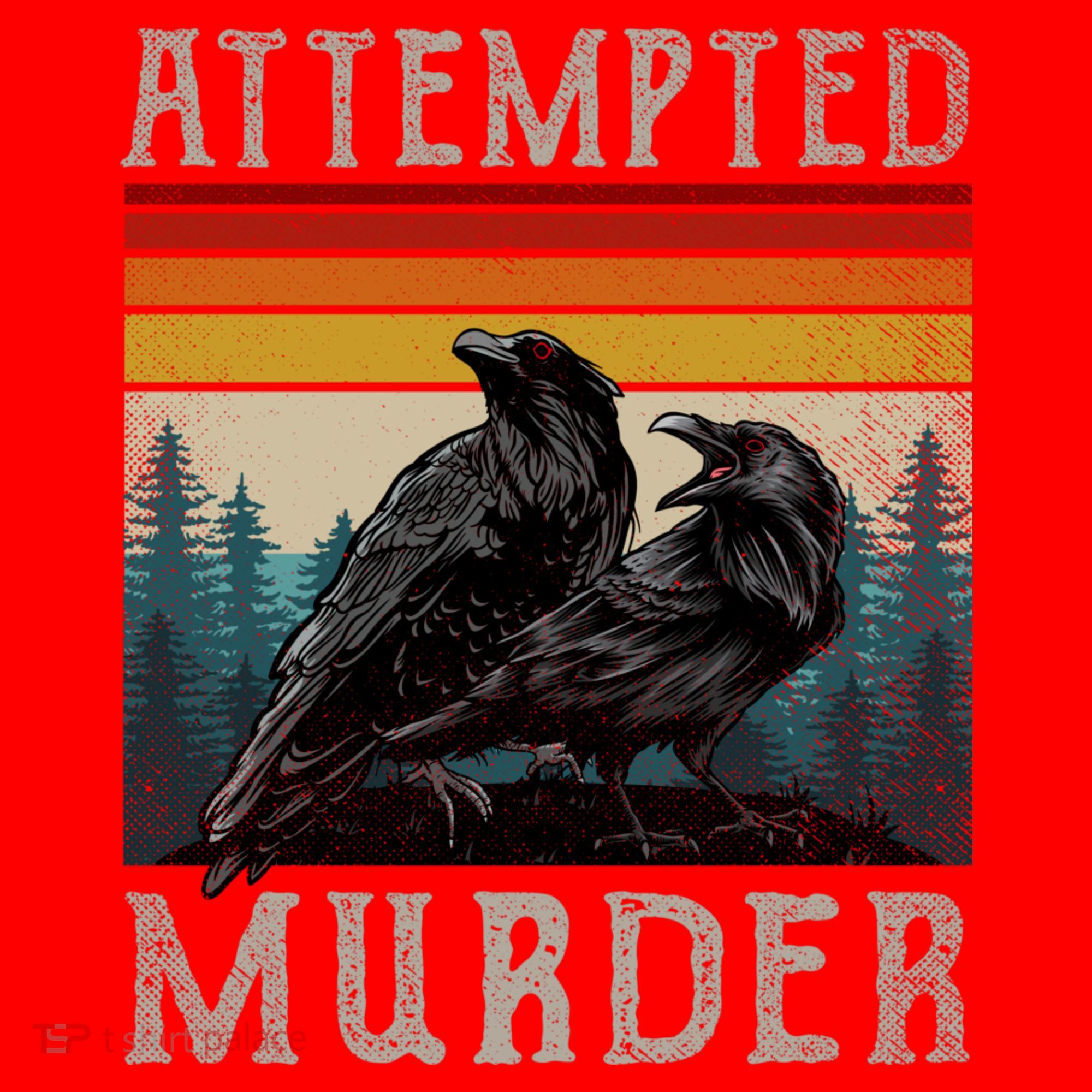 Attempted Murder Crows Santa Hat