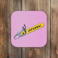 Afuera Milei Chainsaw Libertarian Ancap Liberty Freedom Coaster thumb 0