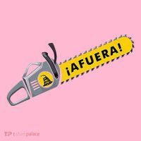 Afuera Milei Chainsaw Libertarian Ancap Liberty Freedom Coaster thumb 2