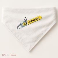 Afuera Milei Chainsaw Libertarian Ancap Liberty Freedom USA-Made Doggie Bandana thumb 0