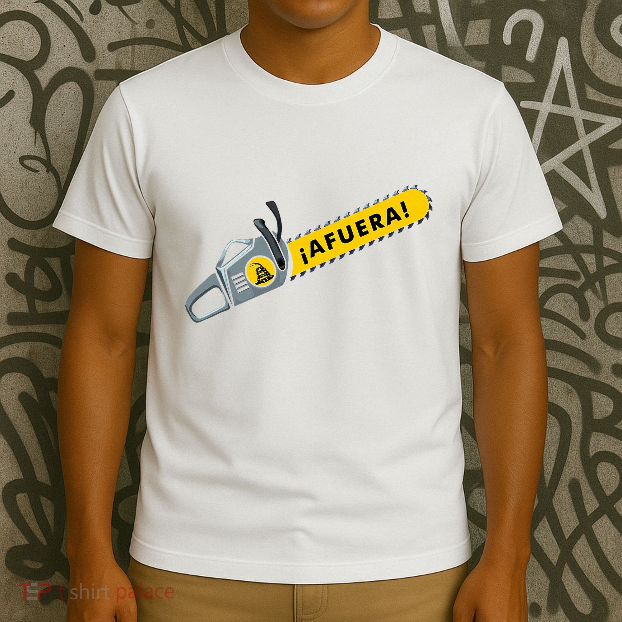 Afuera Milei Chainsaw Libertarian Ancap Liberty Freedom T-Shirt