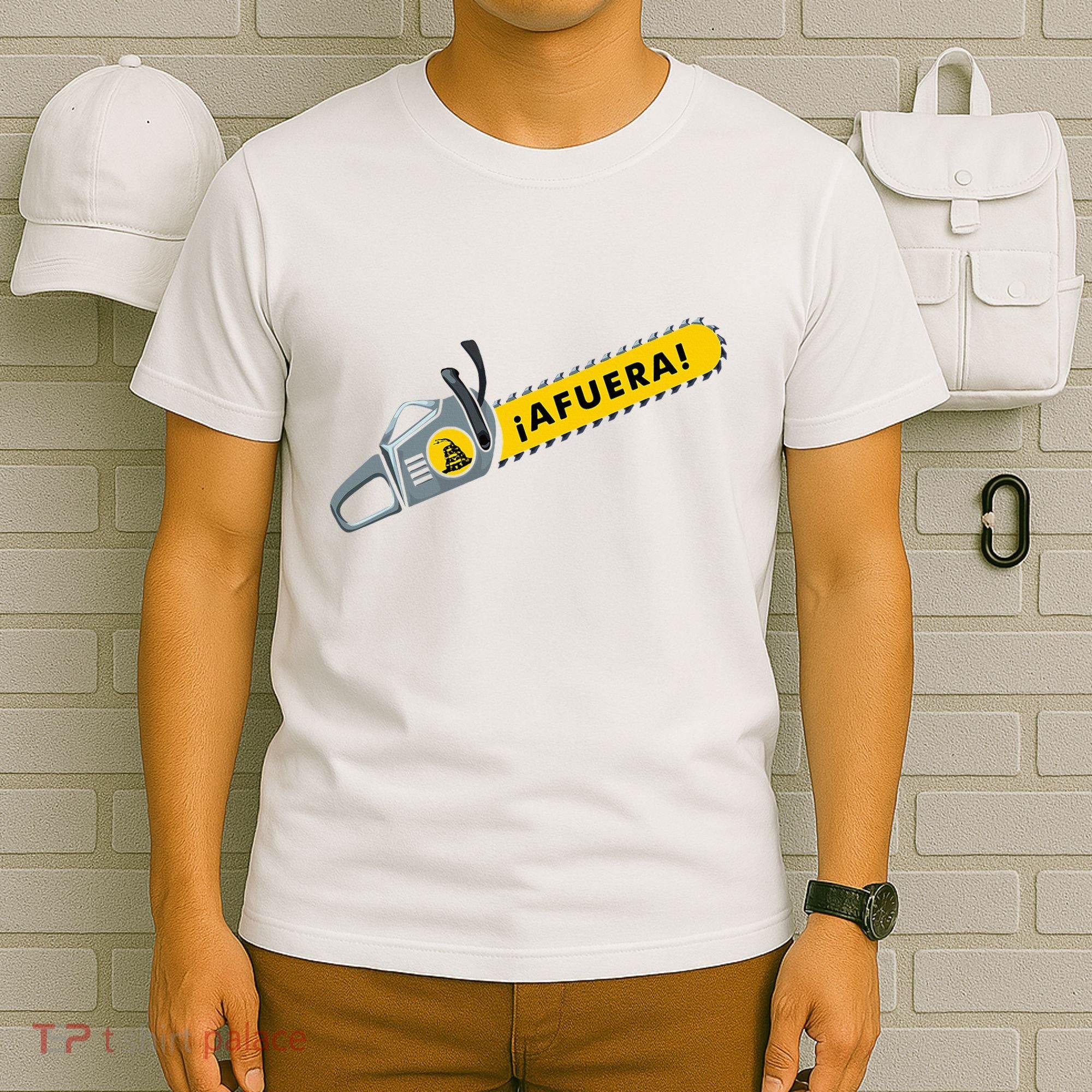 Afuera Milei Chainsaw Libertarian Ancap Liberty Freedom T-Shirt