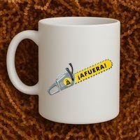 Afuera Milei Chainsaw Libertarian Ancap Liberty Freedom Coffee Mug thumb 2