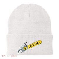 Afuera Milei Chainsaw Libertarian Ancap Liberty Freedom Beanie thumb 0
