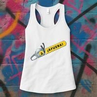 Afuera Milei Chainsaw Libertarian Ancap Liberty Freedom Women's Tank Top thumb 3