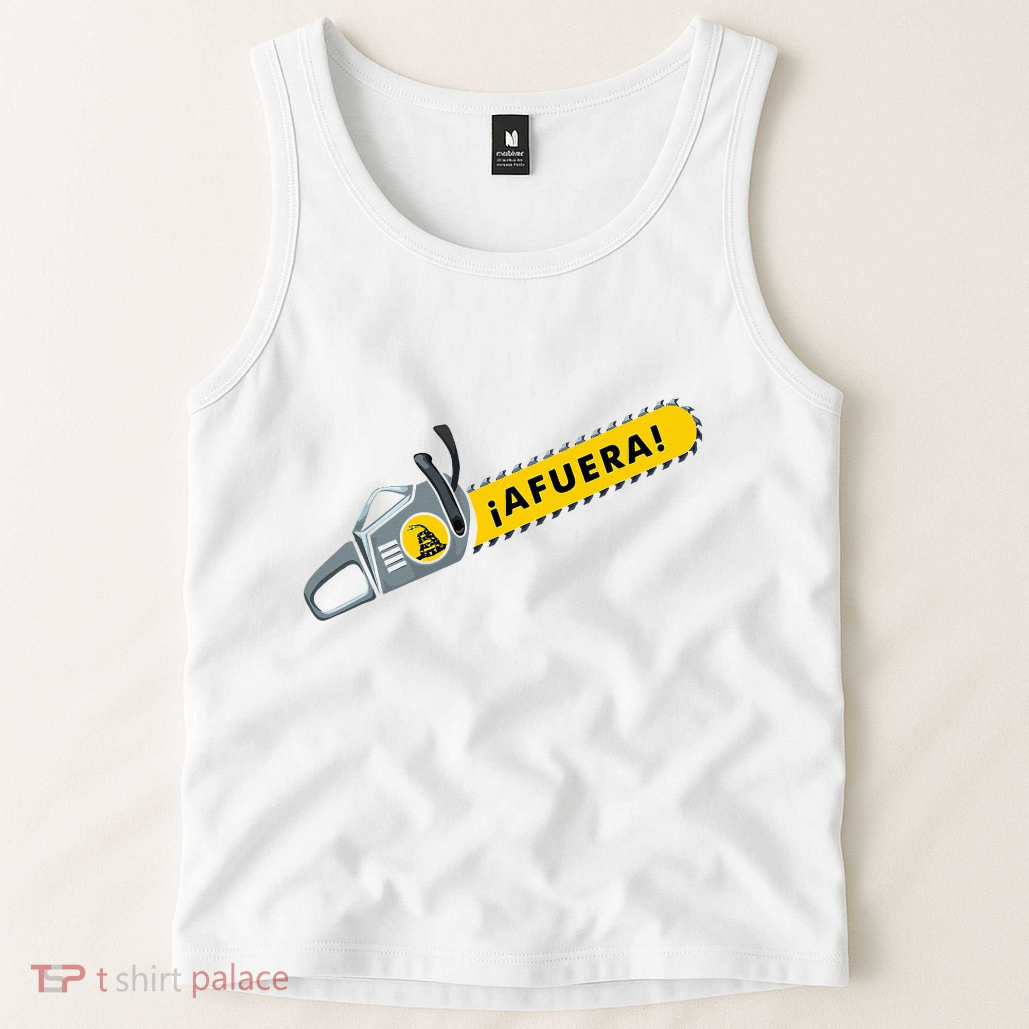Afuera Milei Chainsaw Libertarian Ancap Liberty Freedom Tank Top