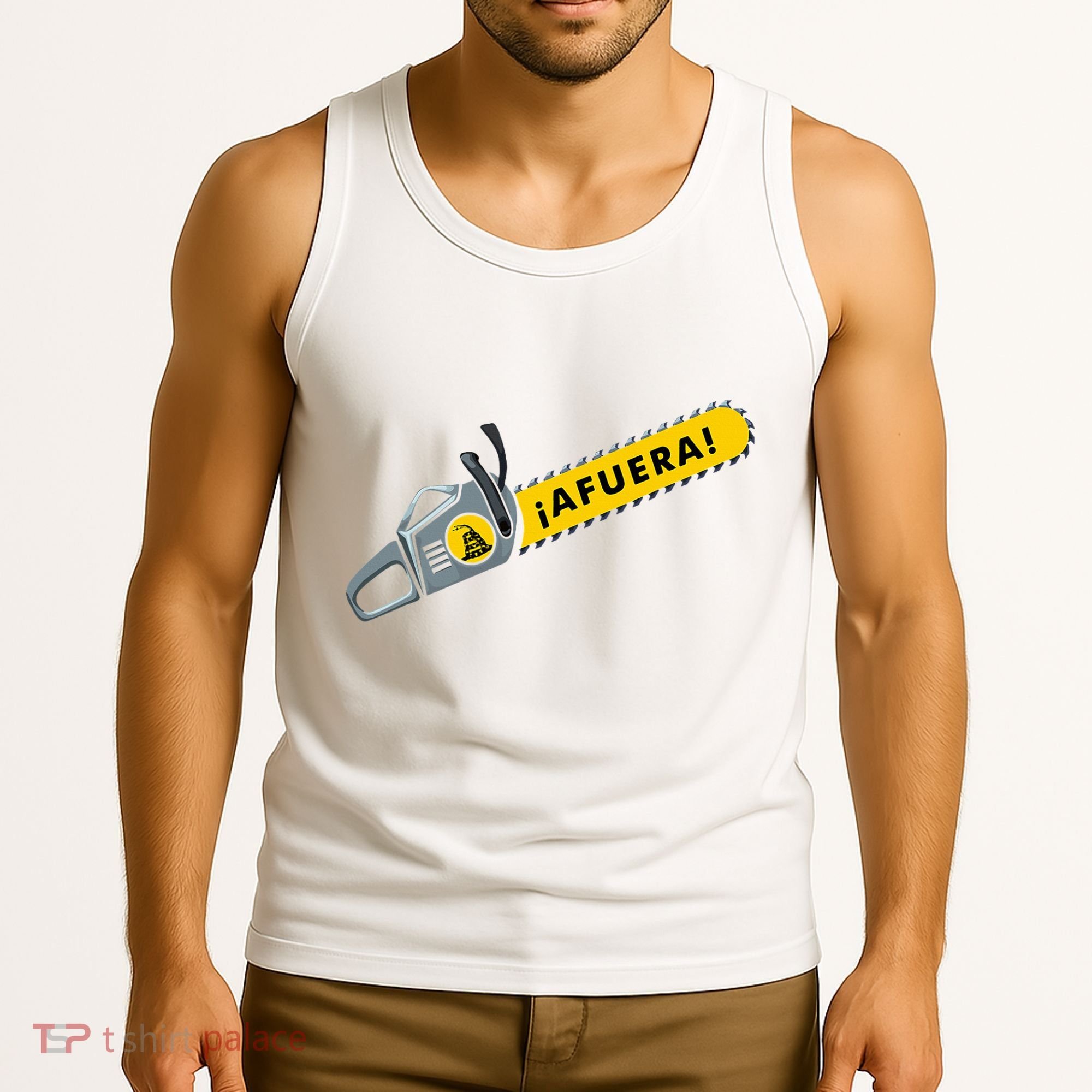 Afuera Milei Chainsaw Libertarian Ancap Liberty Freedom Tank Top