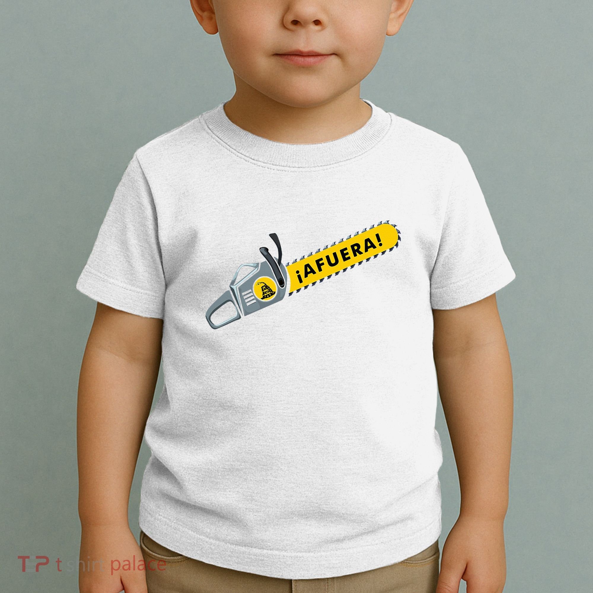 Afuera Milei Chainsaw Libertarian Ancap Liberty Freedom Toddler T-Shirt