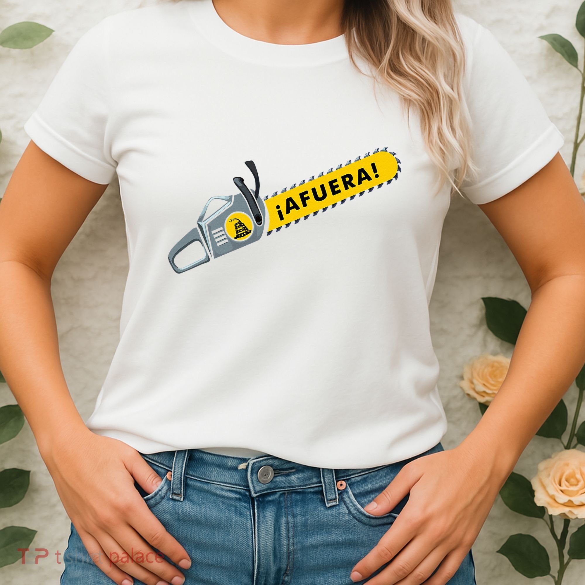 Afuera Milei Chainsaw Libertarian Ancap Liberty Freedom Women's T-Shirt