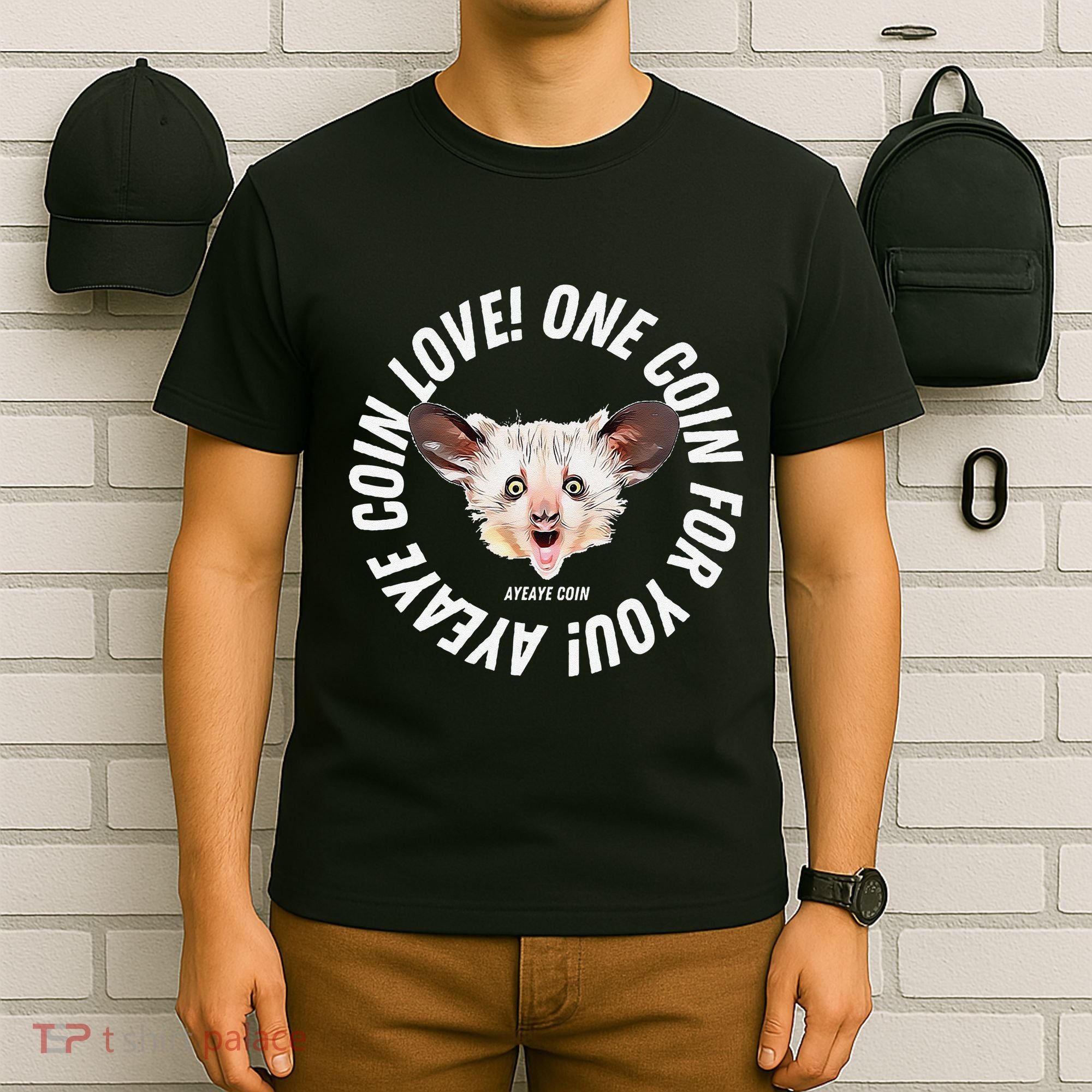Ayeaye Meme Coin Crypto Cryptocurrency Aye Aye T-Shirt