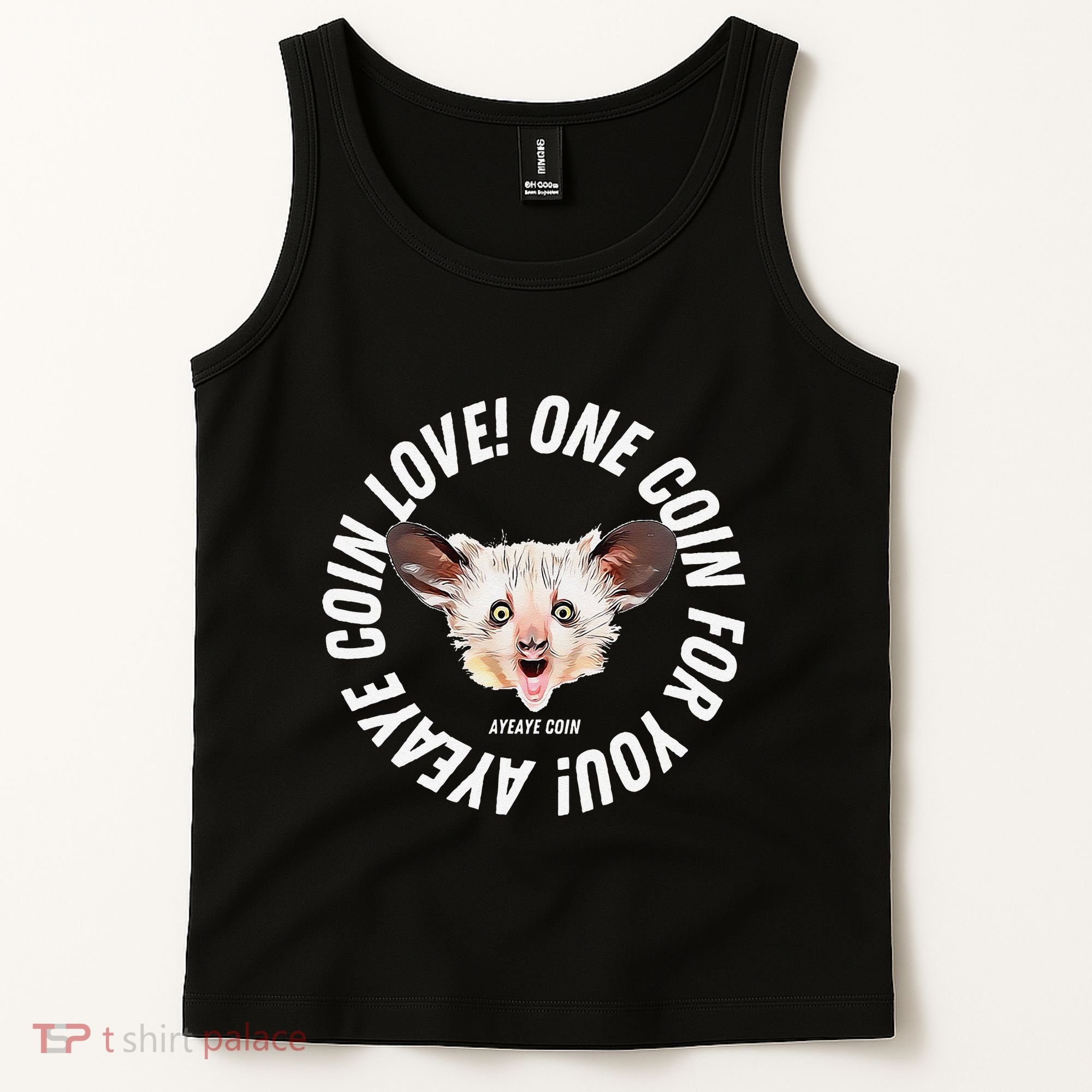 Ayeaye Meme Coin Crypto Cryptocurrency Aye Aye Tank Top