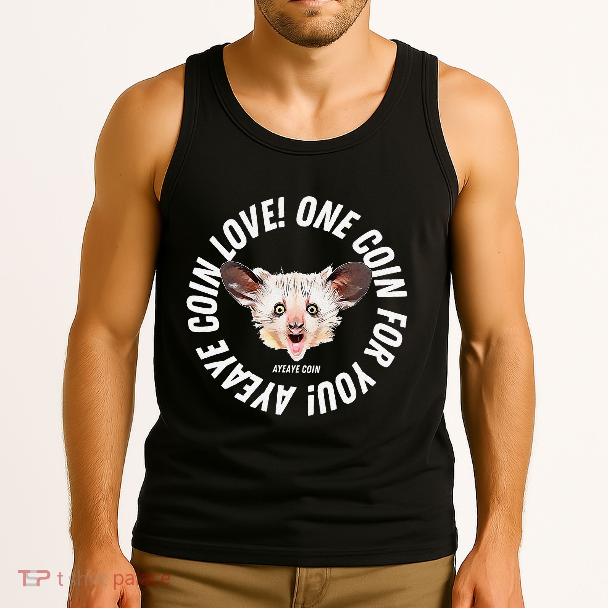 Ayeaye Meme Coin Crypto Cryptocurrency Aye Aye Tank Top