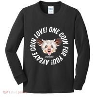 Ayeaye Meme Coin Crypto Cryptocurrency Aye Aye Kids Long Sleeve Shirt thumb 0