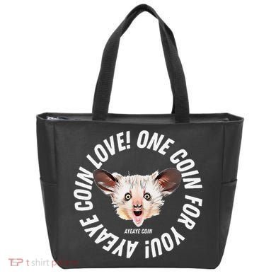 Ayeaye Meme Coin Crypto Cryptocurrency Aye Aye Tote Bag