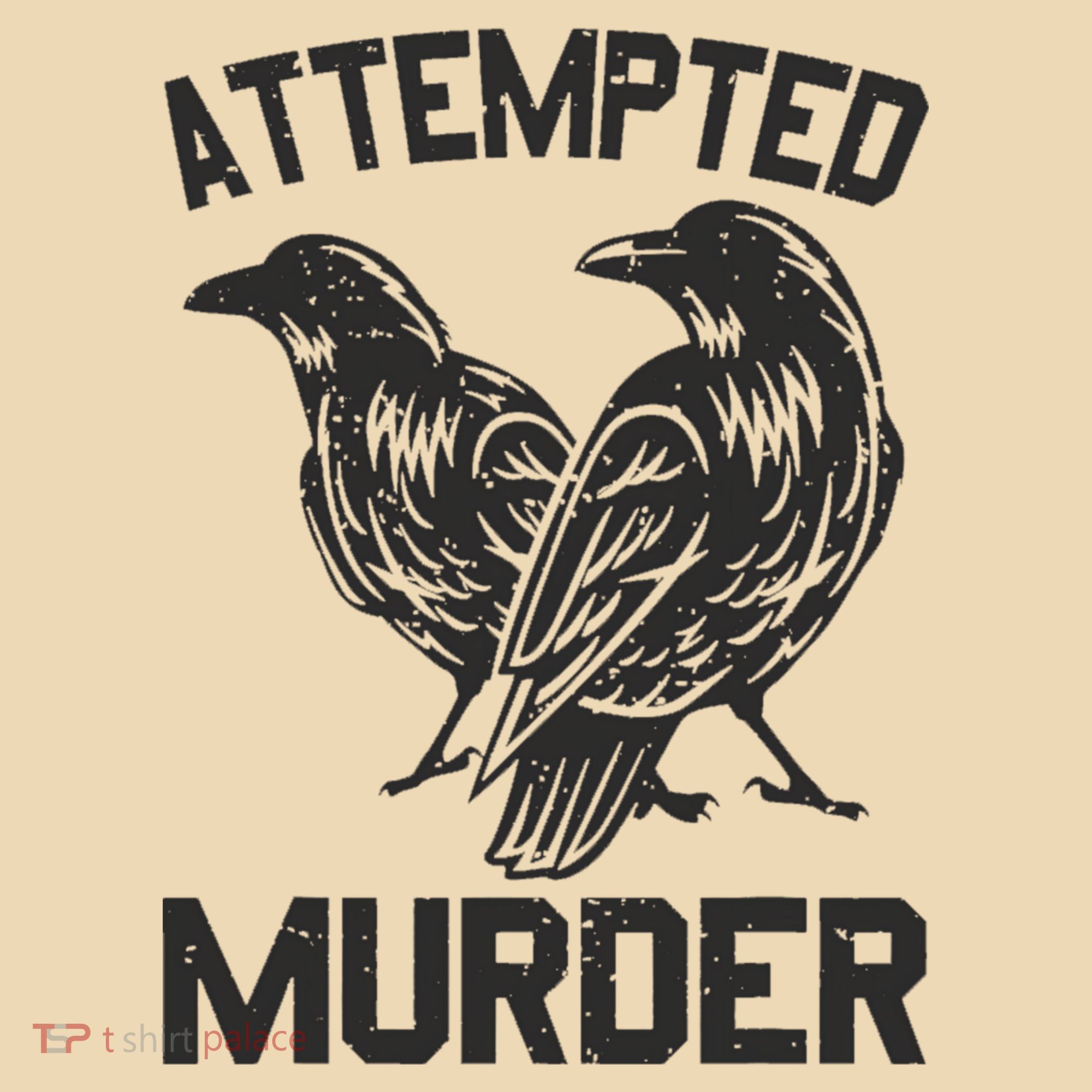 Attempted Murder Crow Tote Bag