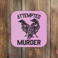 Attempted Murder Crow Coaster thumb 0