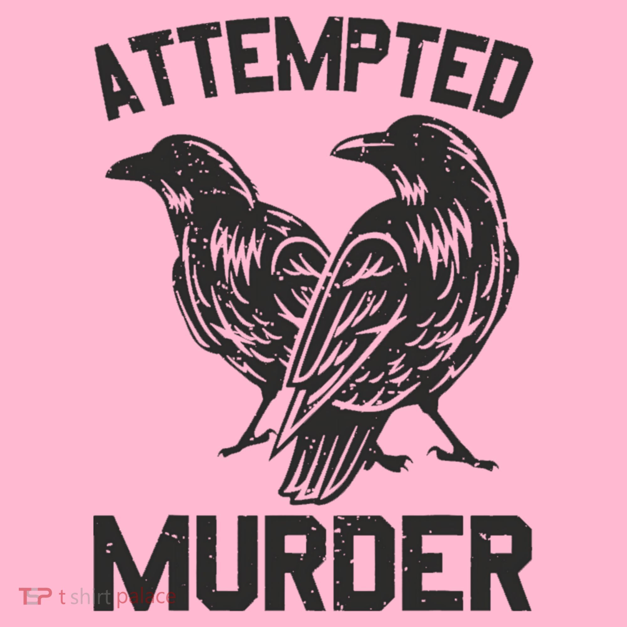 Attempted Murder Crow Coaster