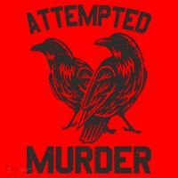 Attempted Murder Crow Santa Hat thumb 1