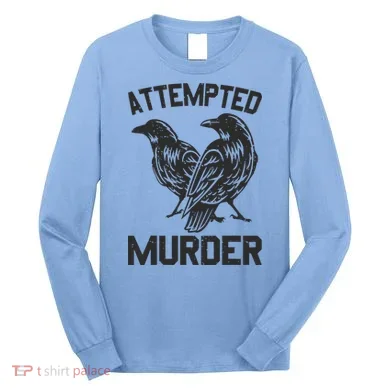 Attempted Murder Crow Long Sleeve Shirt