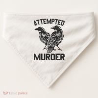 Attempted Murder Crow USA-Made Doggie Bandana thumb 0