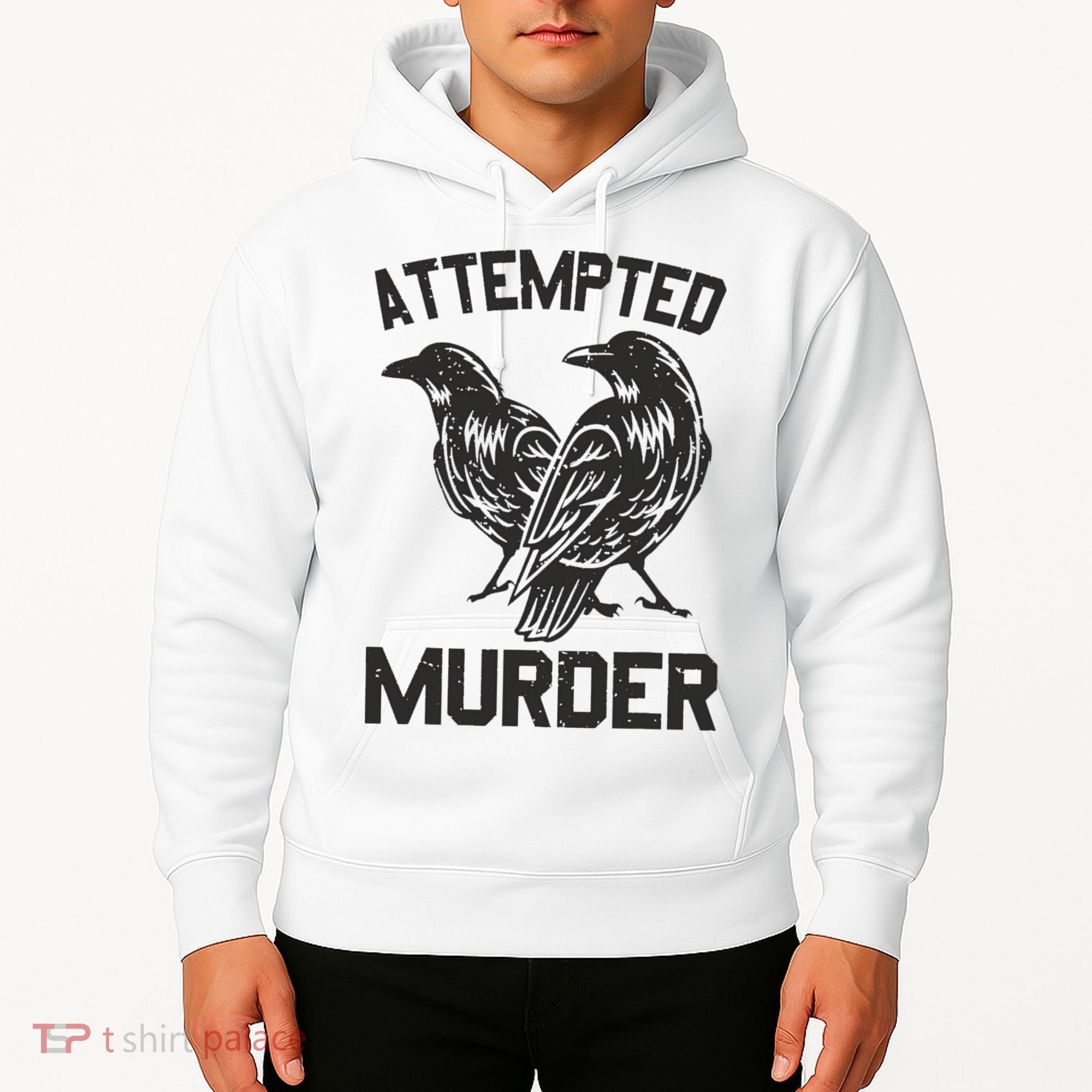Attempted Murder Crow Hoodie