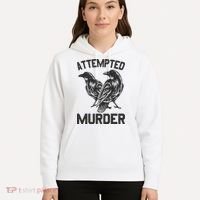 Attempted Murder Crow Hoodie thumb 5
