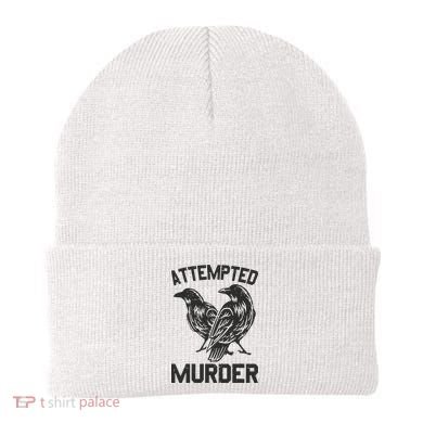 Attempted Murder Crow Beanie