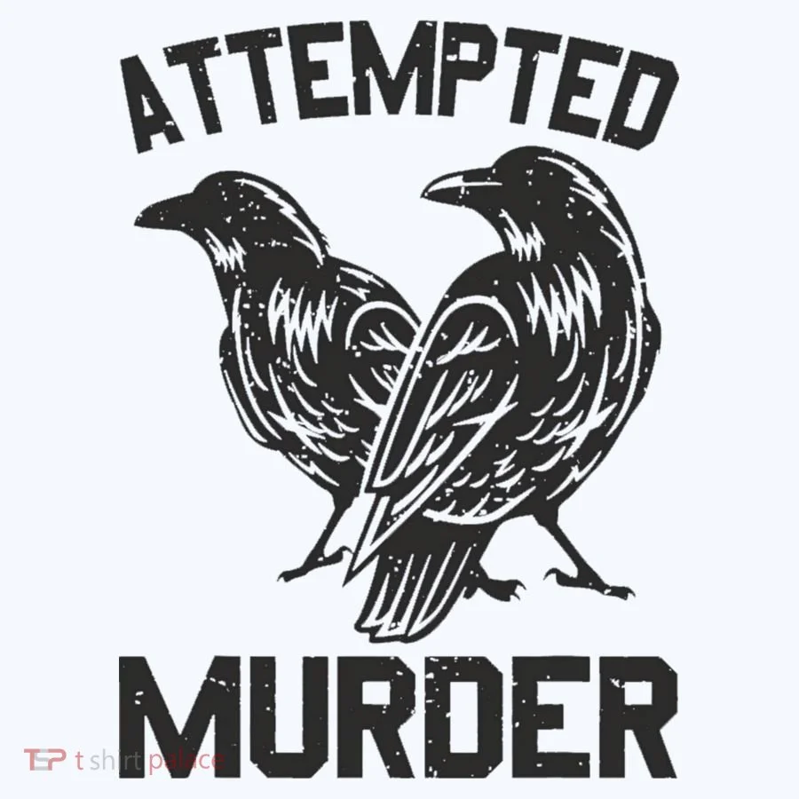 Attempted Murder Crow Mousepad