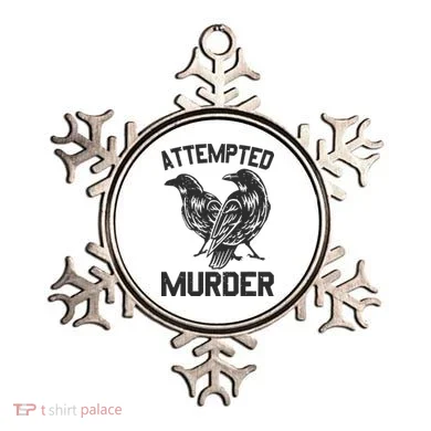 Attempted Murder Crow Ornament