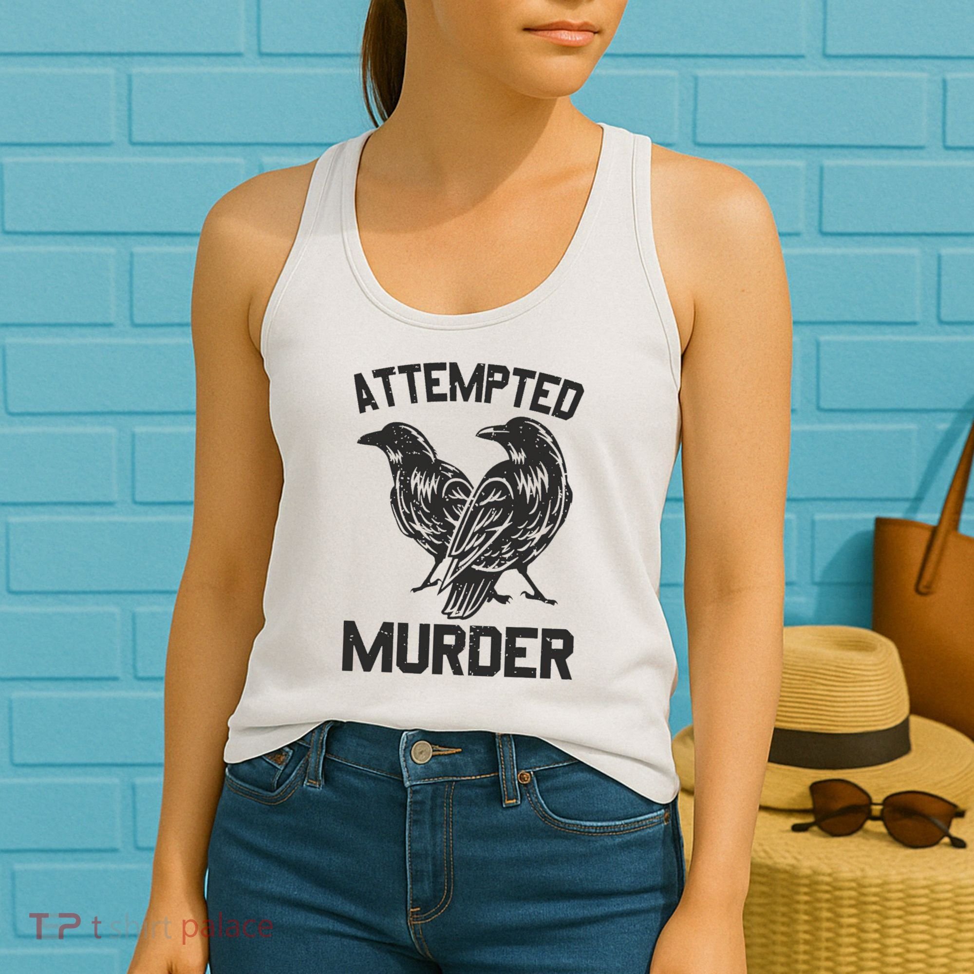 Attempted Murder Crow Women's Tank Top