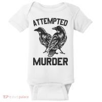Attempted Murder Crow Baby Bodysuit thumb 0