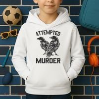 Attempted Murder Crow Kids Hoodie thumb 2