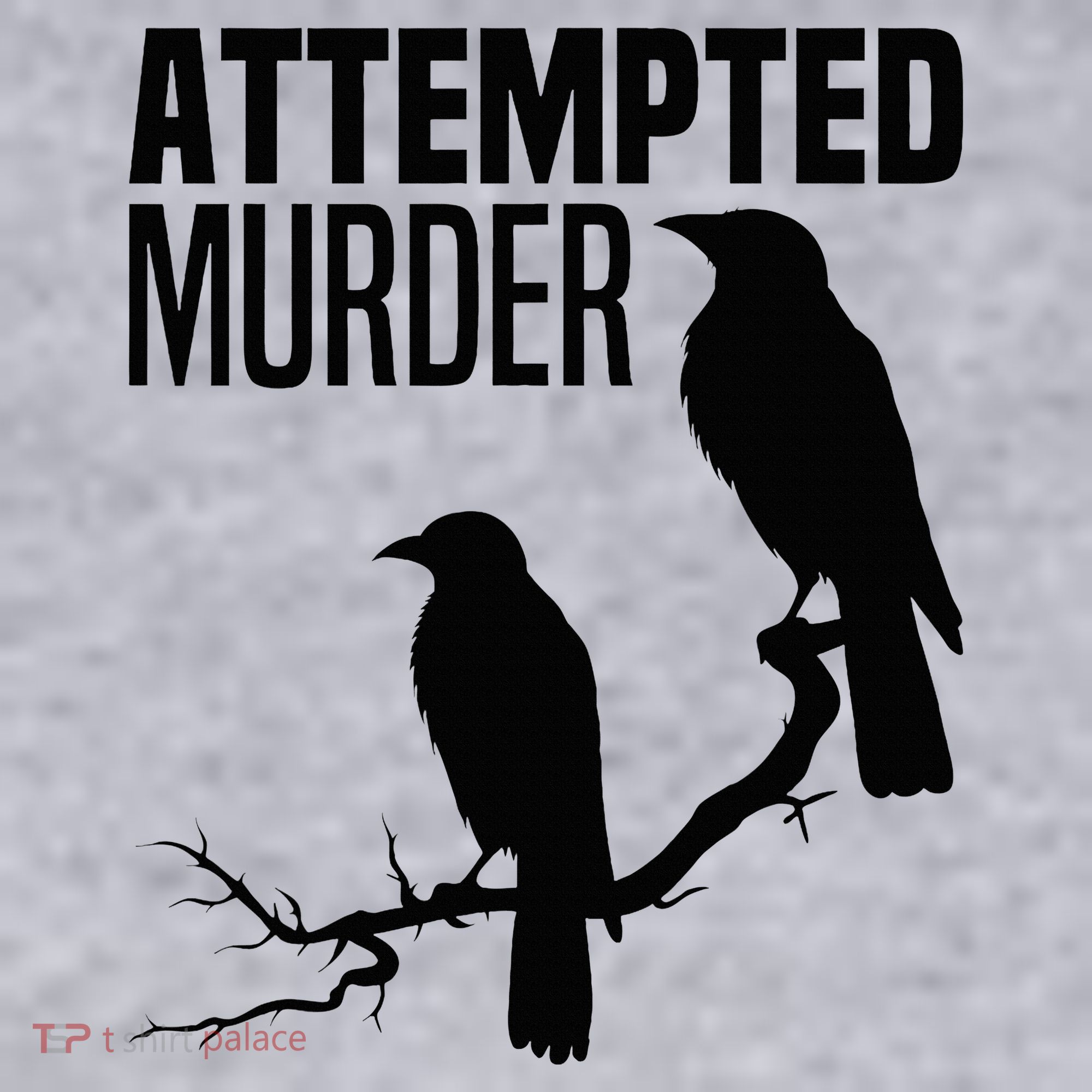Attempted Murder Crows Raven Bird Meme Women's Sweatshirt