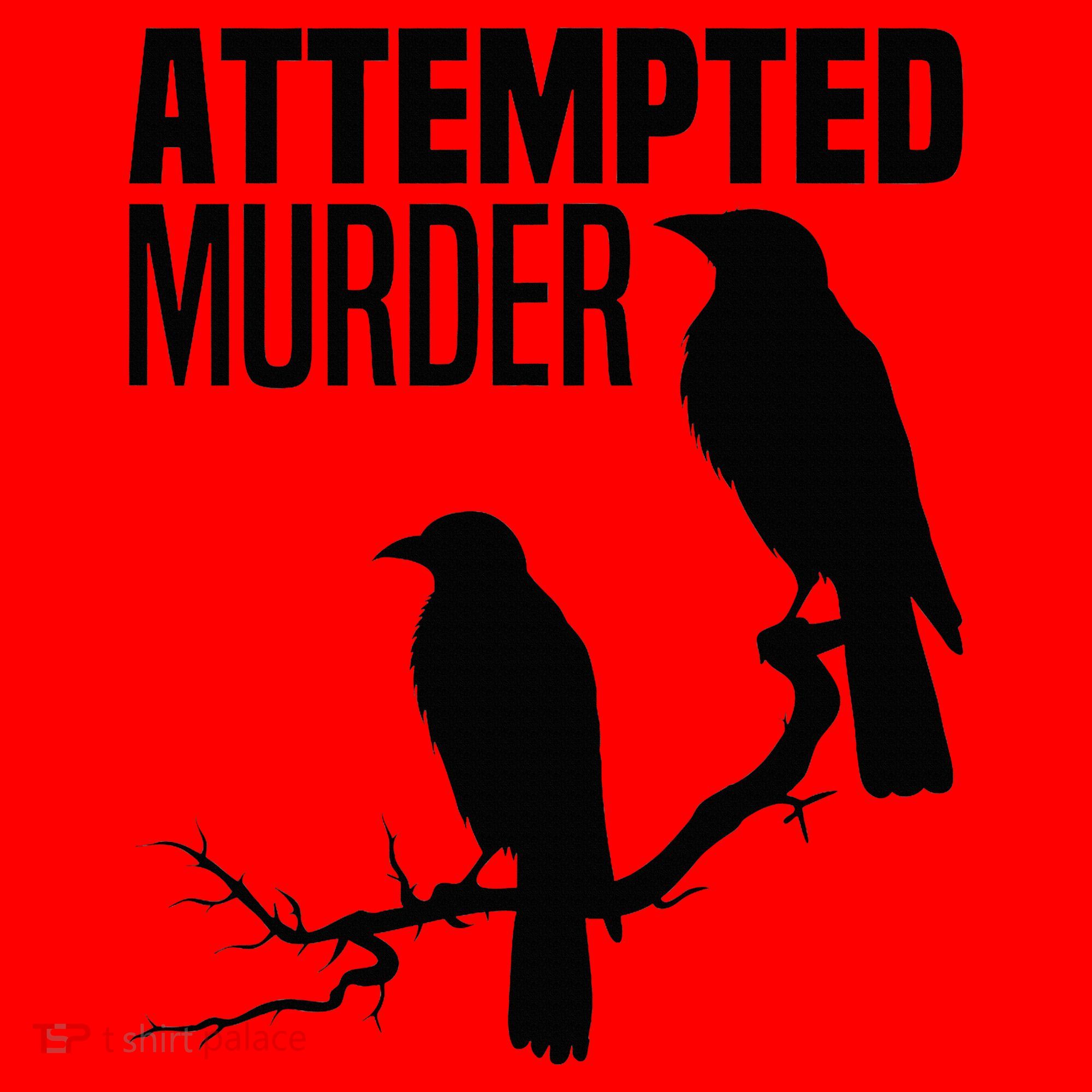 Attempted Murder Crows Raven Bird Meme Santa Hat
