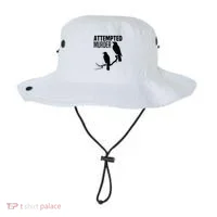 Attempted Murder Crows Raven Bird Meme Bucket Hat thumb 0