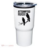 Attempted Murder Crows Raven Bird Meme Tumbler thumb 0