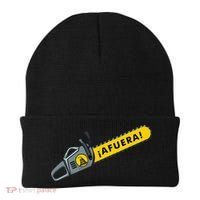 Afuera Milei Chainsaw Libertarian Ancap Liberty Freedom Beanie thumb 0