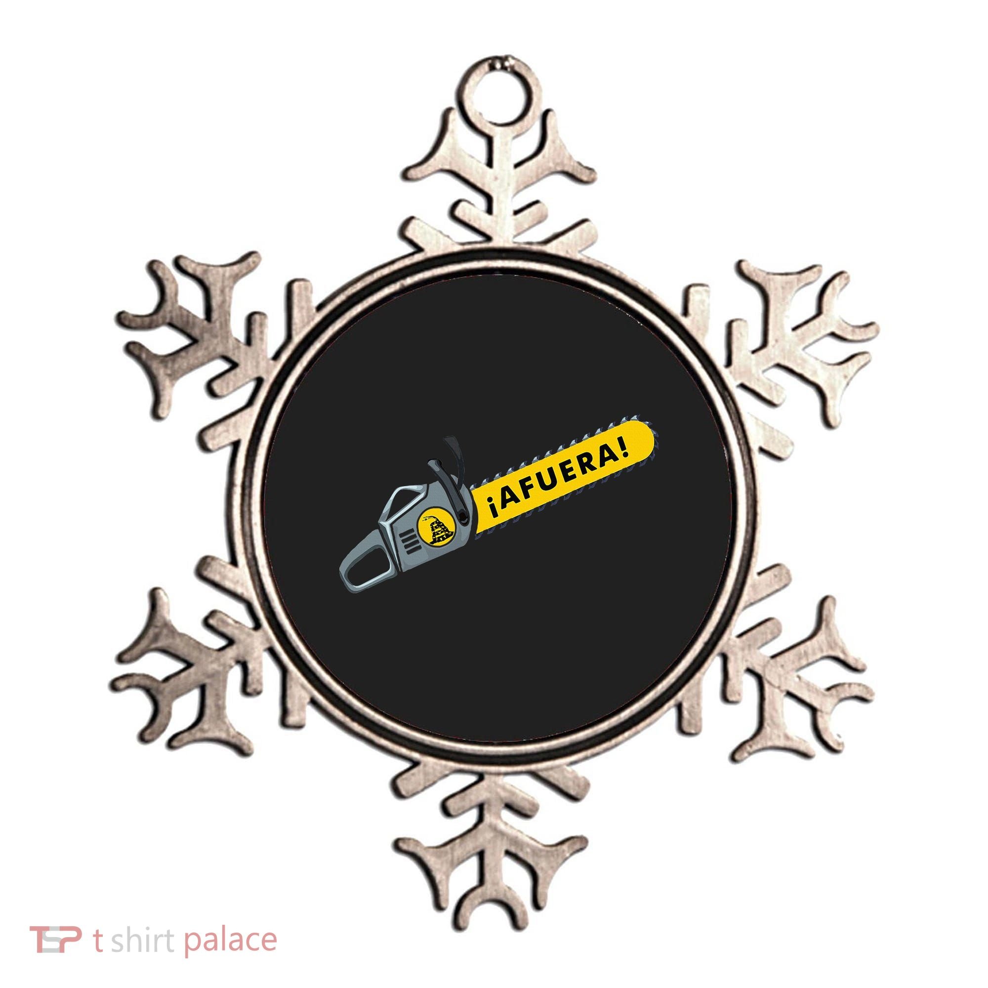 Afuera Milei Chainsaw Libertarian Ancap Liberty Freedom Ornament