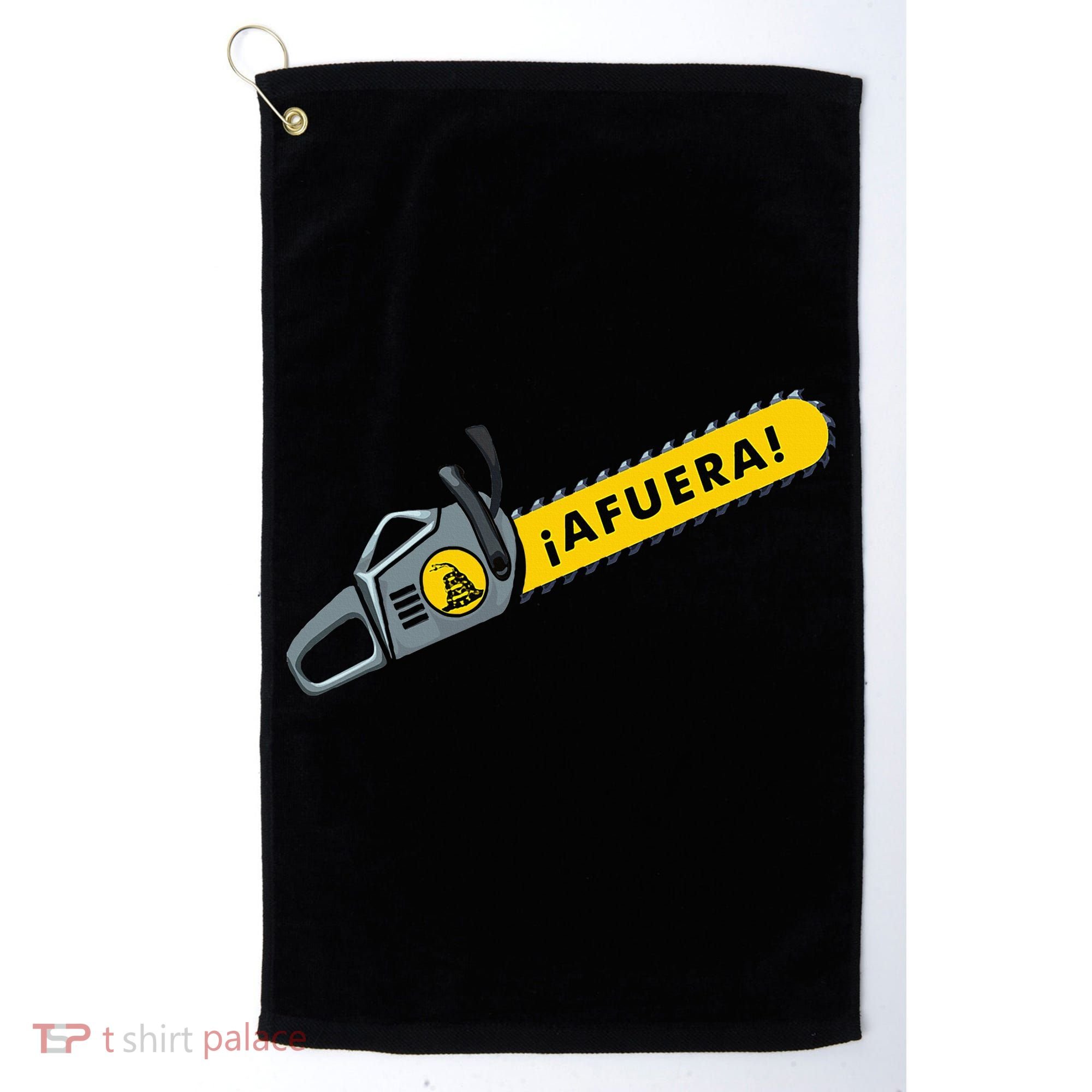 Afuera Milei Chainsaw Libertarian Ancap Liberty Freedom Golf Towel