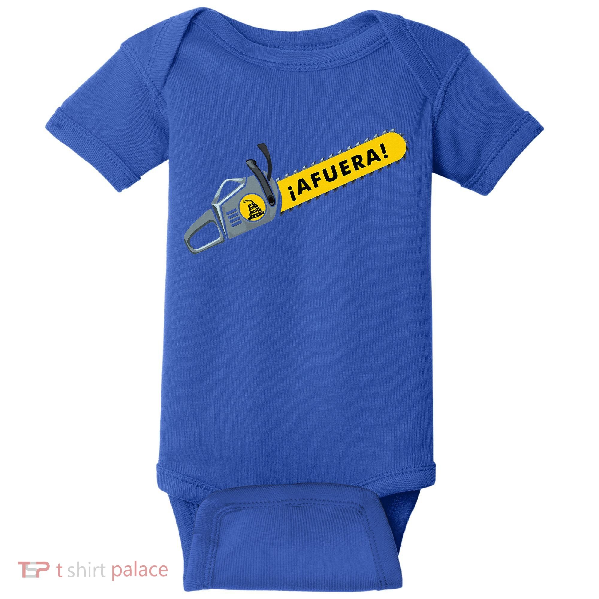 Afuera Milei Chainsaw Libertarian Ancap Liberty Freedom Baby Bodysuit