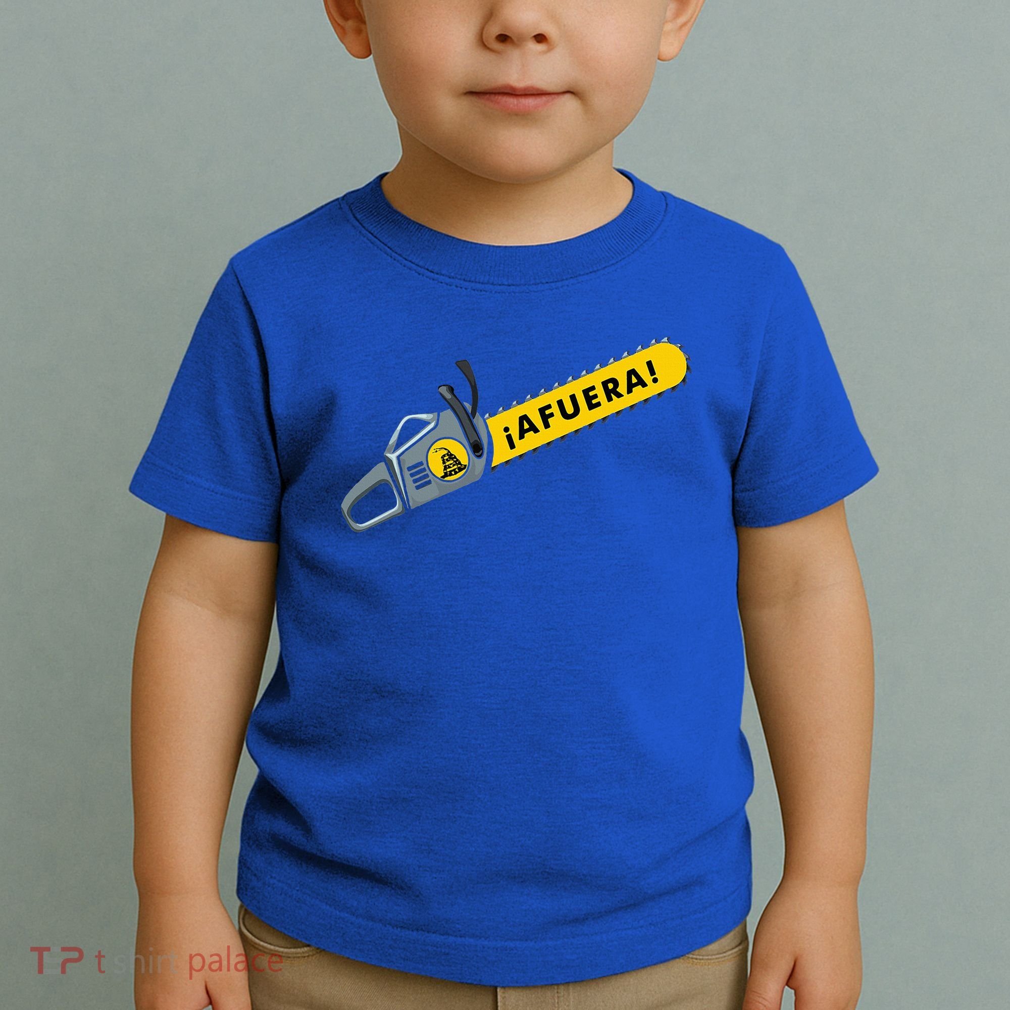 Afuera Milei Chainsaw Libertarian Ancap Liberty Freedom Toddler T-Shirt