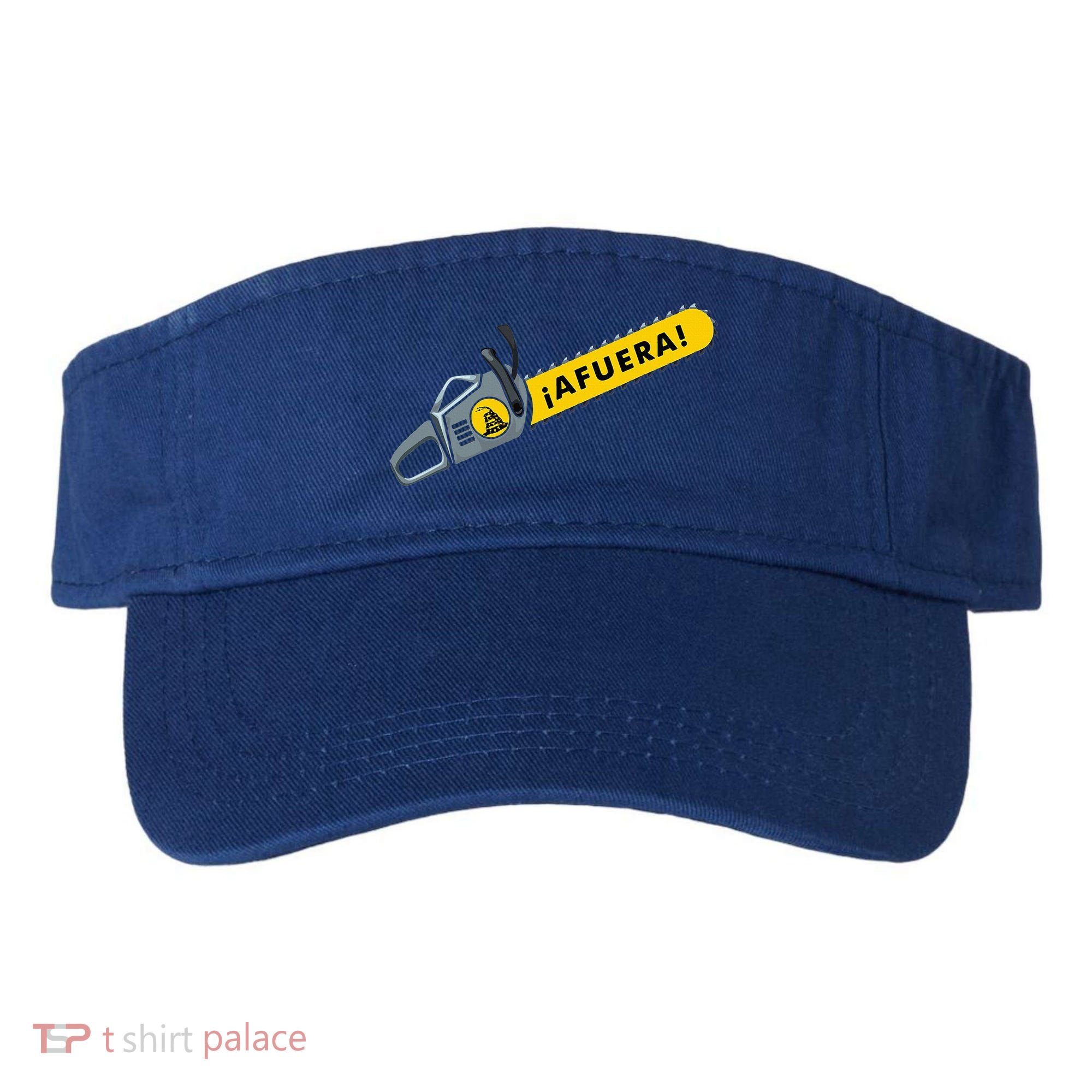 Afuera Milei Chainsaw Libertarian Ancap Liberty Freedom Visor