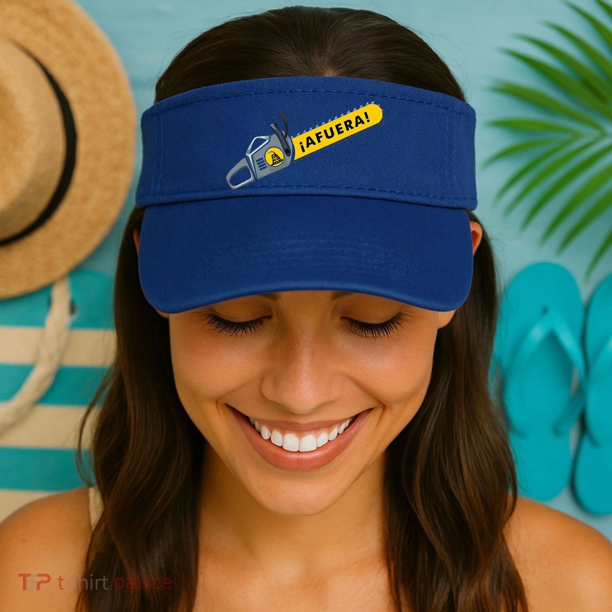 Afuera Milei Chainsaw Libertarian Ancap Liberty Freedom Visor
