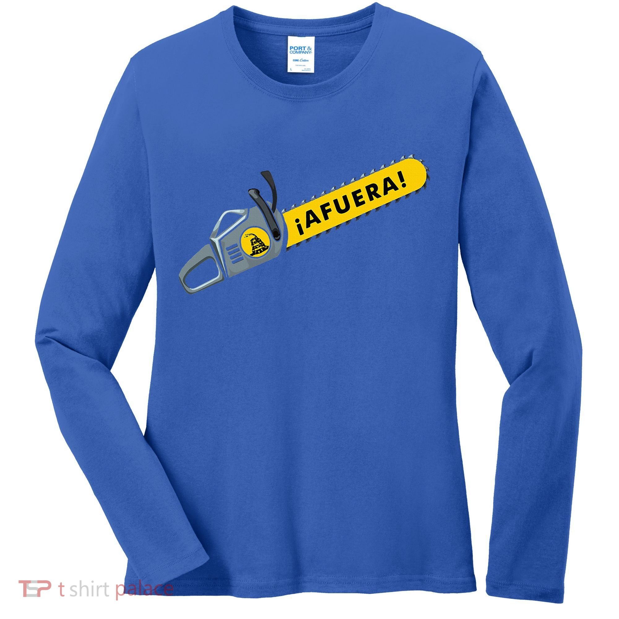 Afuera Milei Chainsaw Libertarian Ancap Liberty Freedom Women's Long Sleeve Shirt