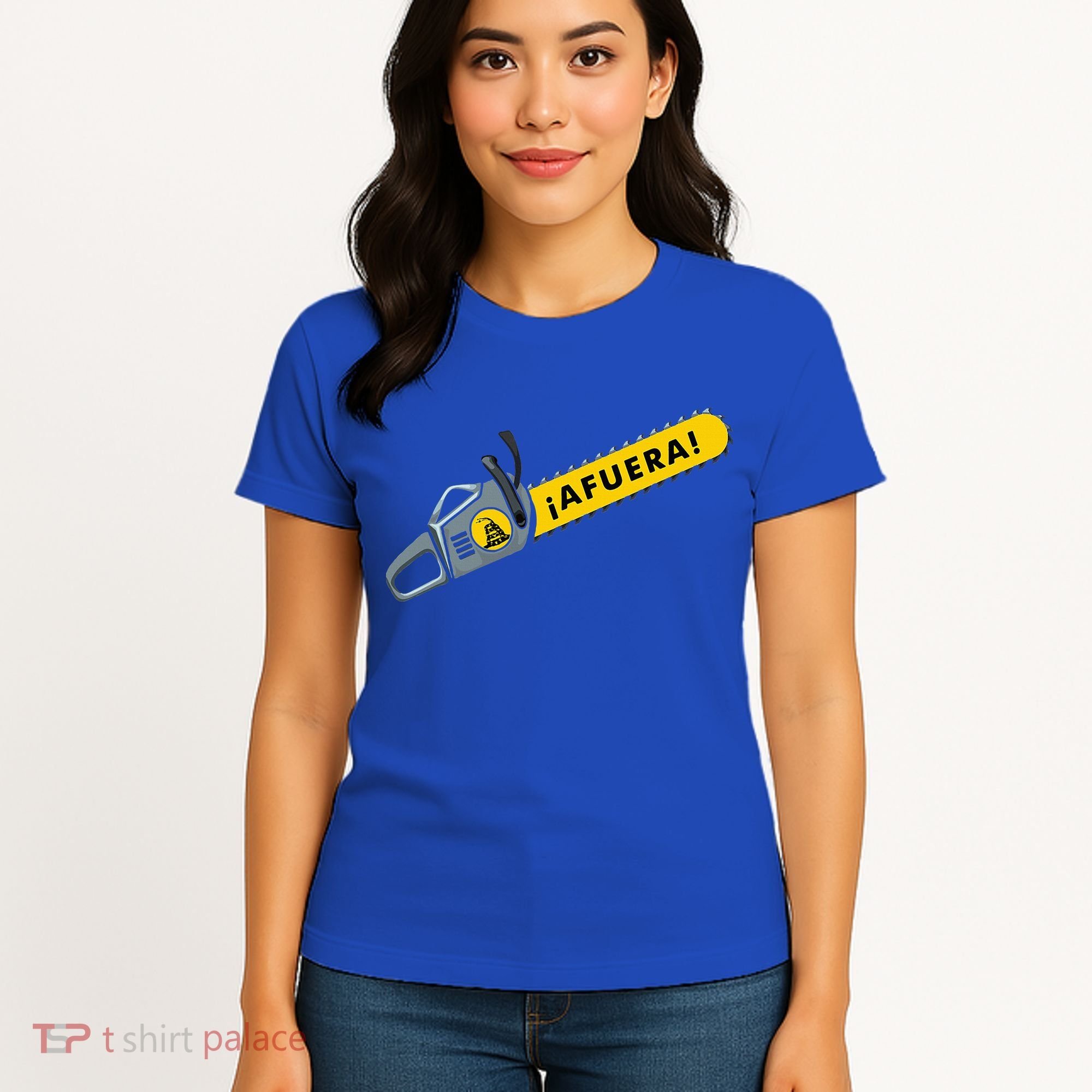 Afuera Milei Chainsaw Libertarian Ancap Liberty Freedom Women's T-Shirt