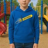 Afuera Milei Chainsaw Libertarian Ancap Liberty Freedom Kids Hoodie thumb 2