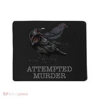 Attempted Murder Crows & Raven Funny Crow Birds Mousepad thumb 0
