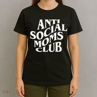 Antisocial Moms Club Anti Social Mama Anxiety T-Shirt thumb 4