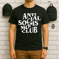 Antisocial Moms Club Anti Social Mama Anxiety T-Shirt thumb 6